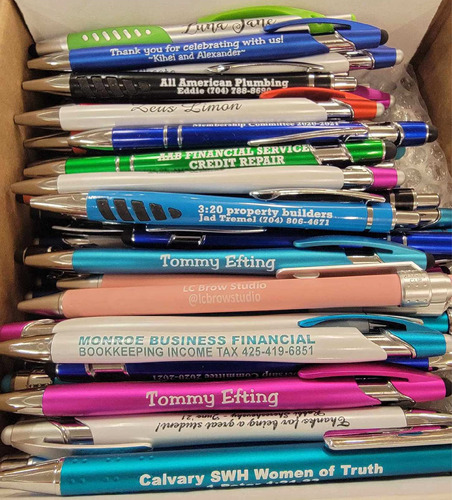 Express Pencils Caja Boligrafo Impresion  Plastico Tinta Al