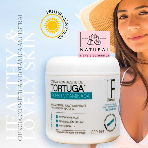 Imagen 3 de 3 de Crema Facial Vitaminada (emula Aceite De Tortuga)