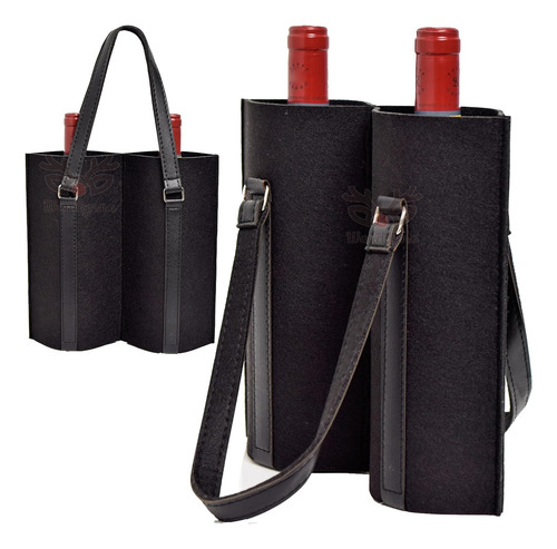 Bolsa Mano Vino Tinto Segur Regalo Porta Botella Estuche Set