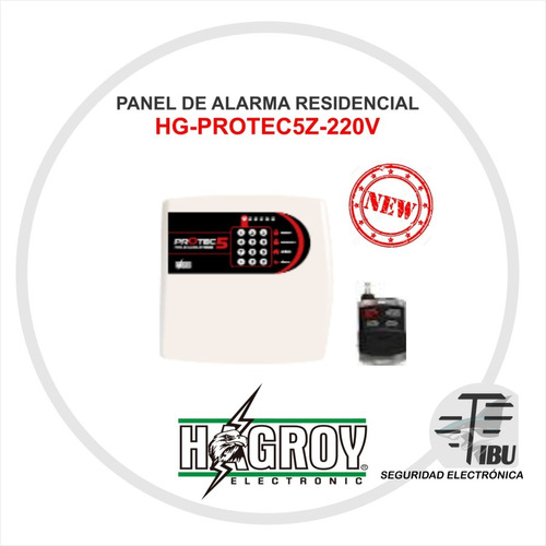 Panel De Alarma Residencial Protec 5 Smd/thd 22ov 