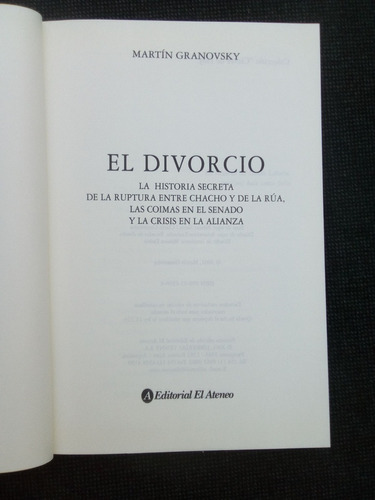 El Divorcio Martín Granovsky