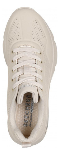 Zapatilla Mujer Uno Evolve Infinite Air Beige Skechers