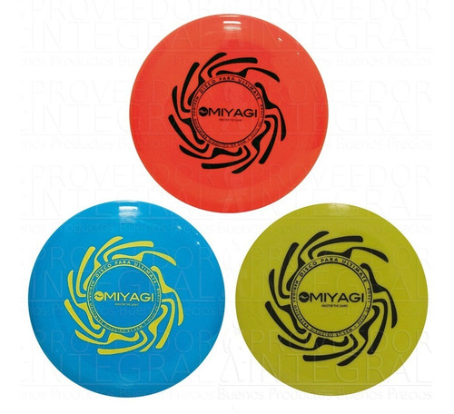 Frisbee Frisby Disco Ultimate Profesional Color 27cm Miyagi