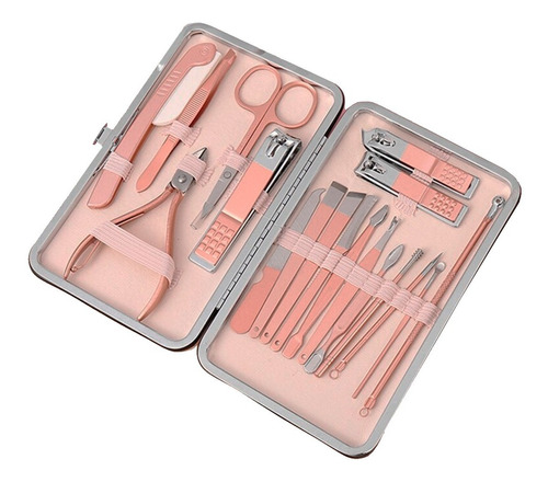 Set X18 Manicura Pedicura Profesional Pinza Alicate Tijera!