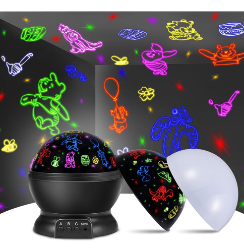 Vradcorel Winnie Night Light Para Niños: Juguetes Sensoriale