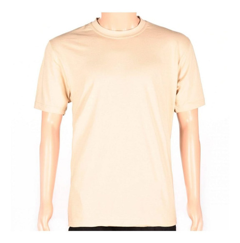 Remera Básica Classic Trabajo Unisex Beige - Mundo Trabajo