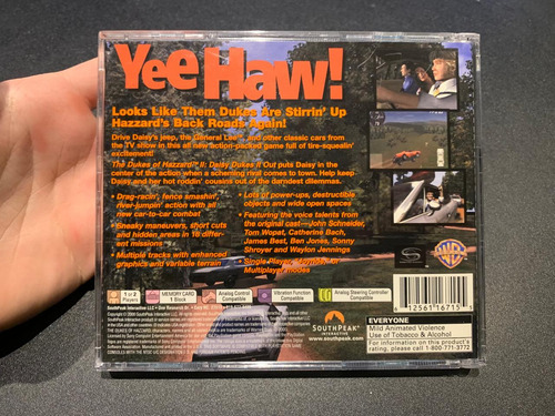 The Dukes Of Hazzard 2: Daisy Dukes It Out Playstation Ps1 (Usado)