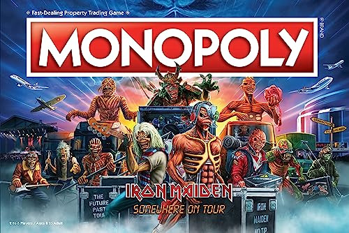 Juego De Mesa Usaopoly Monopoly Iron Maiden +8 Años
