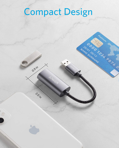 Adaptador Usb 3.0 A Gigabit Ethernet Anker Powerexpand