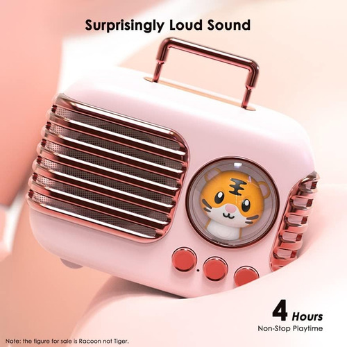 Altavoz Bluetooth Inalámbrico, Lindo Mini Altavoz Portátil Y