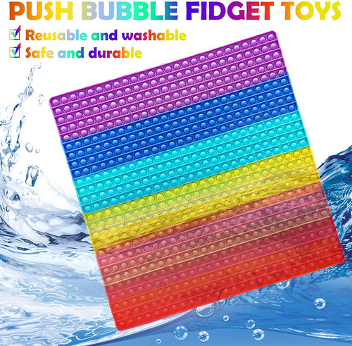 Brinquedos 50cm Bolha Ansiedade Popit Hand Spinner Colorido