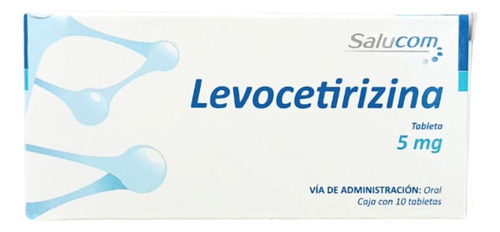 Levocetirizina 5 Mg Caja Con 10 Tabletas  Pisa Laboratorio