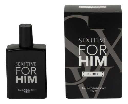 Perfume Hombre Sexitive For Him Elixir Men C/feromon 