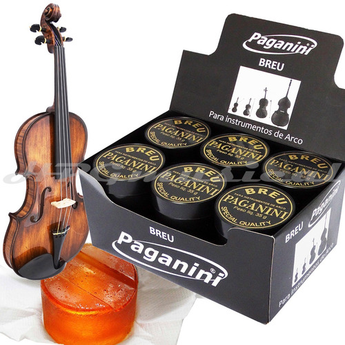 Breu Violino E Viola Paganini Claro Caixa Com 12 Unid Pbr021