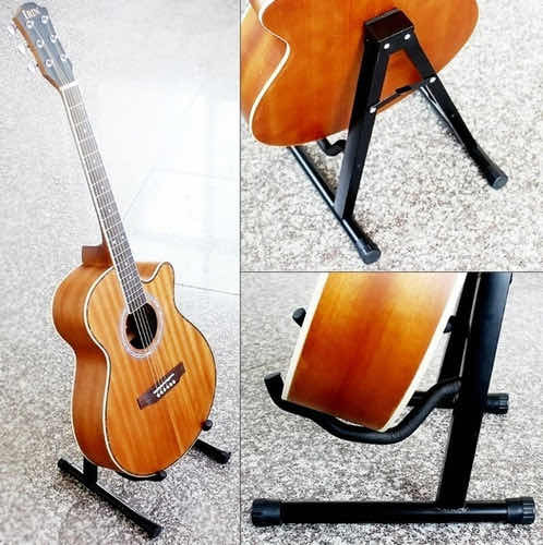 Soporte Atril Guitarra Y Bajo Plegable
