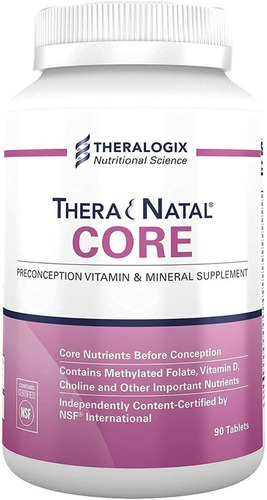 Theralogix Theranatal Core Vitaminas Prenatales X 90 Tabs