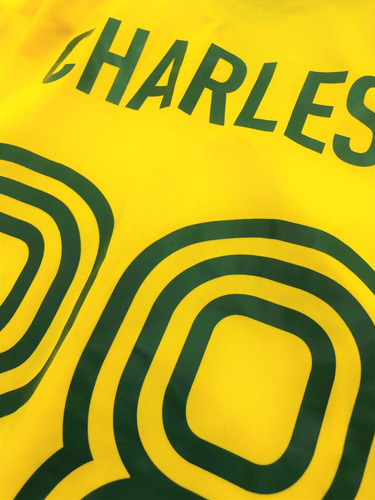 Camisa Palmeiras Brasileiro 2013 Charles Amarela Jogo Único