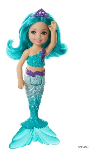 Muñeca Barbie Dreamtopia Chelsea con pelo y cola de sirena