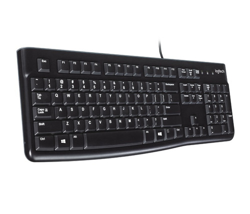 Teclado Usb Logitech K120 Ideal Pc Negro Español Ñ Pc