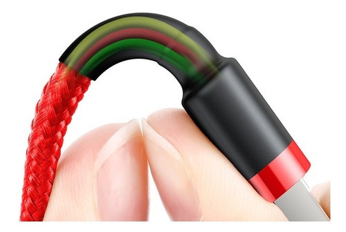 Cable Baseus Carga Rapida Reforzado Compatible Con iPhone