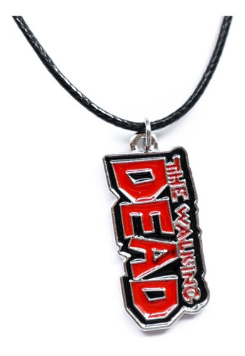 Colgante Collar The Walking Dead Zombies Logo Importado
