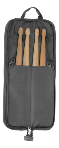 Drum Stick Gig Bag Resistente Al Agua Negro Poner 8 Palos
