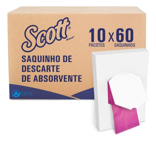 Saquinho De Descarte De Absorven Kimberly-clark Professional