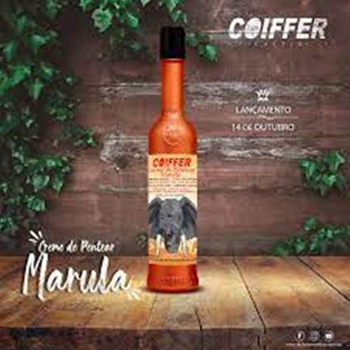 Imagem 2 de 3 de Creme De Pentear Marula Coiffer 300ml