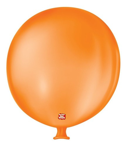 Balão Super Gigante Laranja Mandarim 35 Pol 89cm São Roque