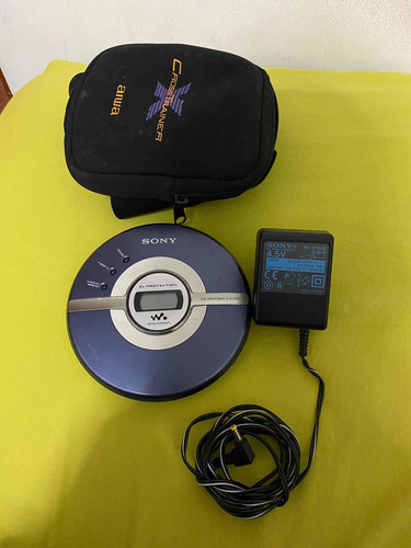 Discman Sony Ej100 Usado Y Transformador Sony 4.5v Operativo