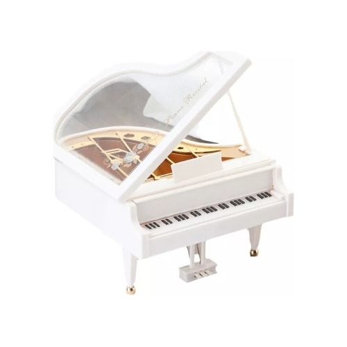 Caja De Música Mini Piano Clásico Retro Triangular Musical