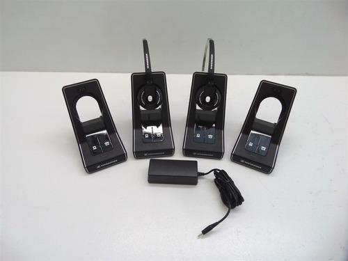 Lot Of 4 Sennheiser Sd Bs Ml - Us Wireless Headset Cradles