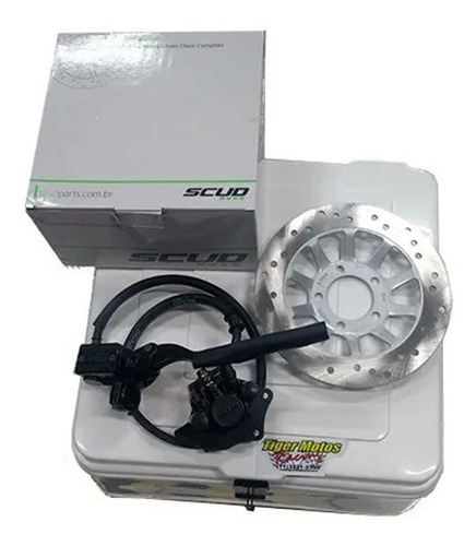 Kit Freio Disco Honda Titan 150 Esd 2009 A 2014 Scud 007379 