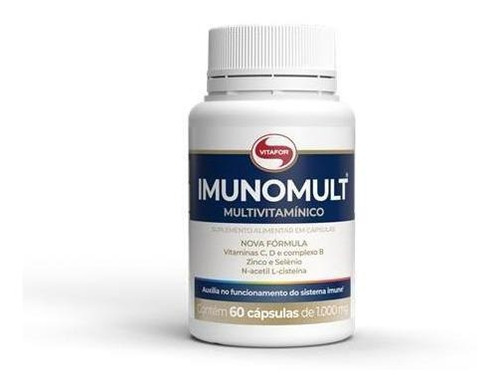 Kit 2x: Imunomult Multivitamínico Vitafor 60 Cápsulas