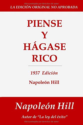 Libro: Piense Y Hágase Rico: 1937 Edición - Tapa Blanda