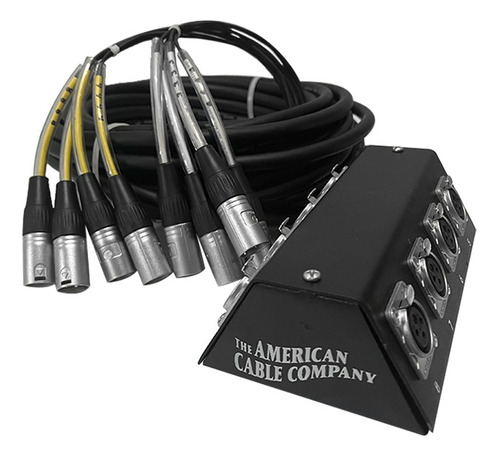 Sub Snake De 8 Canales 10 Metros American Cable Sn8l-10