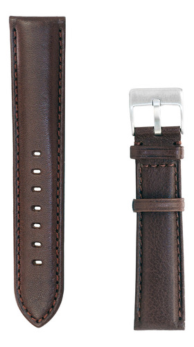 Correa Banda Strap De Piel Lisa Para Reloj 22mm