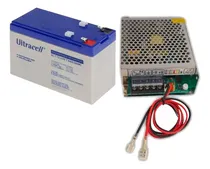 Comprar Kit Backup Ups Fuente Switching 12v 8a Ups + Batería 12v7a
