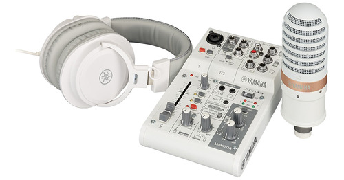 Kit Streaming Ag03mk2 Lspk W Mixer Fone E Microfone Yamaha