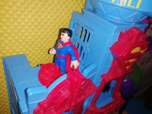 Dc Super Friends Imaginext Superman Vs Lex Luthor Y Set (Usado)