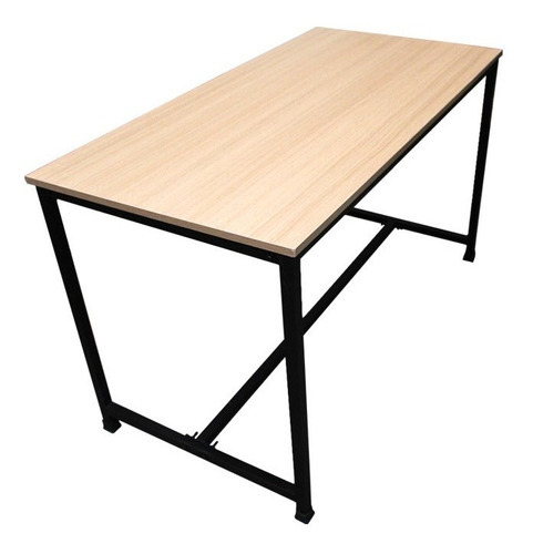 Escritorio minimalista moderno Vanlig Desk-3 color marron claro