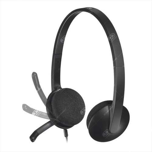 Imagen 4 de 8 de Diadema Usb Logitech H340 / Micrófono Con Supresión De Ruido