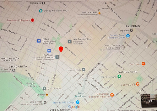 Departamento De 1 Ambiente 25 M2 En Colegiales Palermo