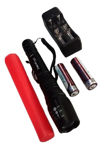 Linterna Led 18000lm Táctica Recargable + Como Naranja Sos