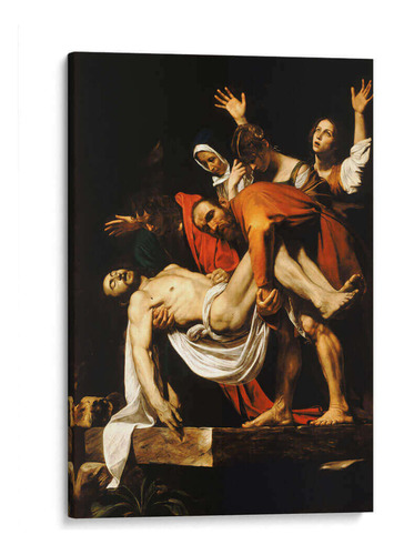 Canvas Lab Cuadro El Entierro De Cristo 130x195, Caravaggio