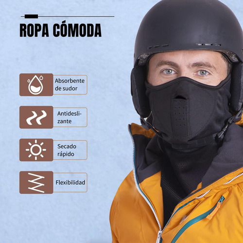 Pasamontañas Solar Transpirable, Balaclava Protección Uv