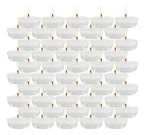 50 Velas Flotantes Aluzza