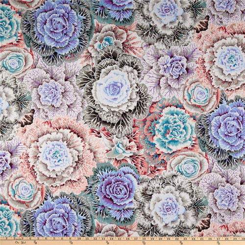 Kaffe Fassett Colectivo Para Freespirit Brassica Tela Blanca