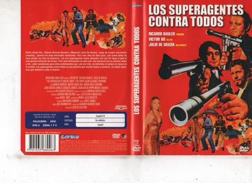 Los Superagentes Contra Todos - Dvd Original - Buen Estado