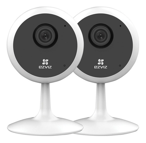 Kit X 2 Camara Seguridad Ip Ezviz C1c 720p Hd Wifi Graba Son